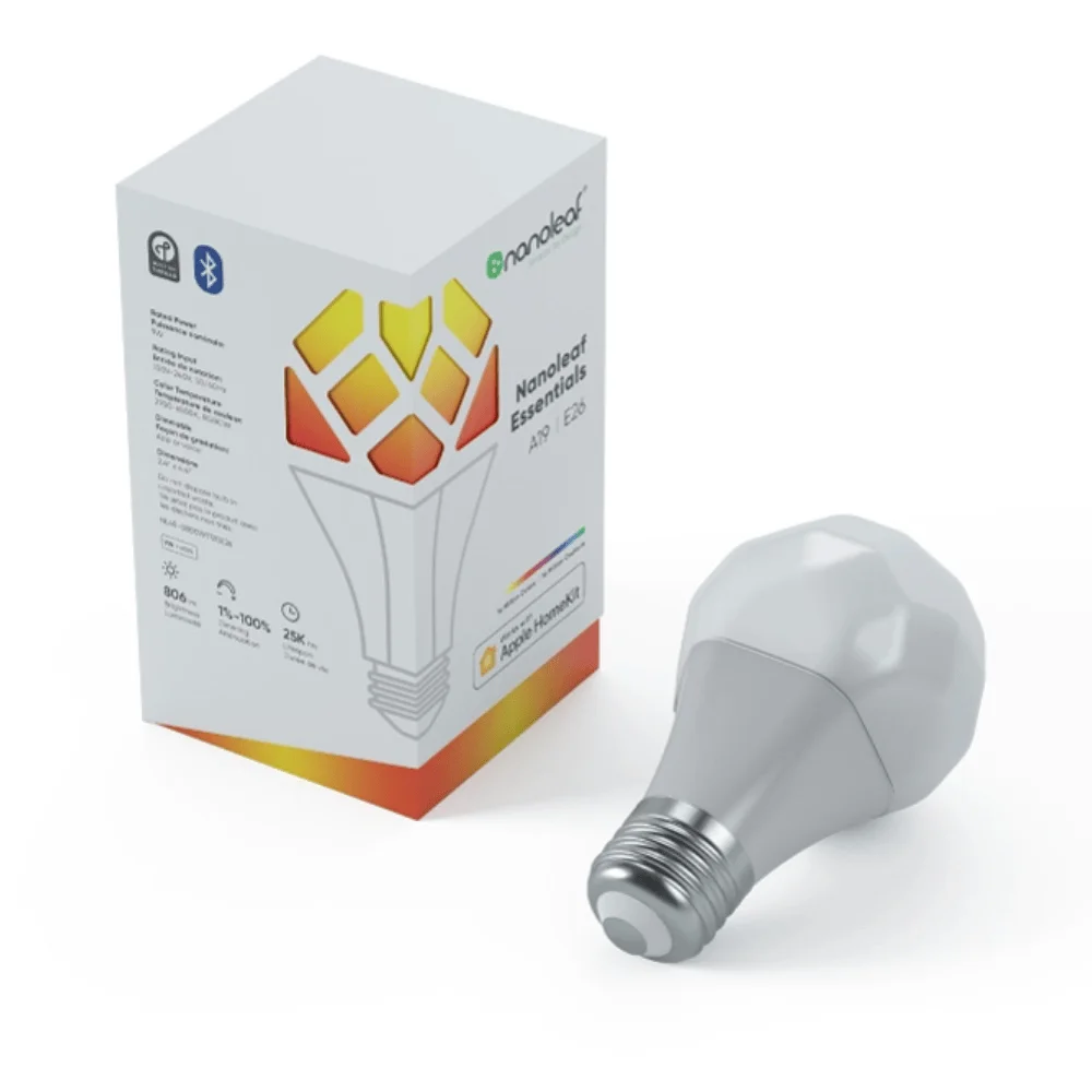 Nanoleaf Essentials A60スマートLED電球 9個入り Lâmpada Smart Nanoleaf Essentials KaBuM