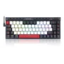 Teclado Mecânico Gamer Redragon Magic Wand, RGB, Switch Brown, Preto e Vermelho
