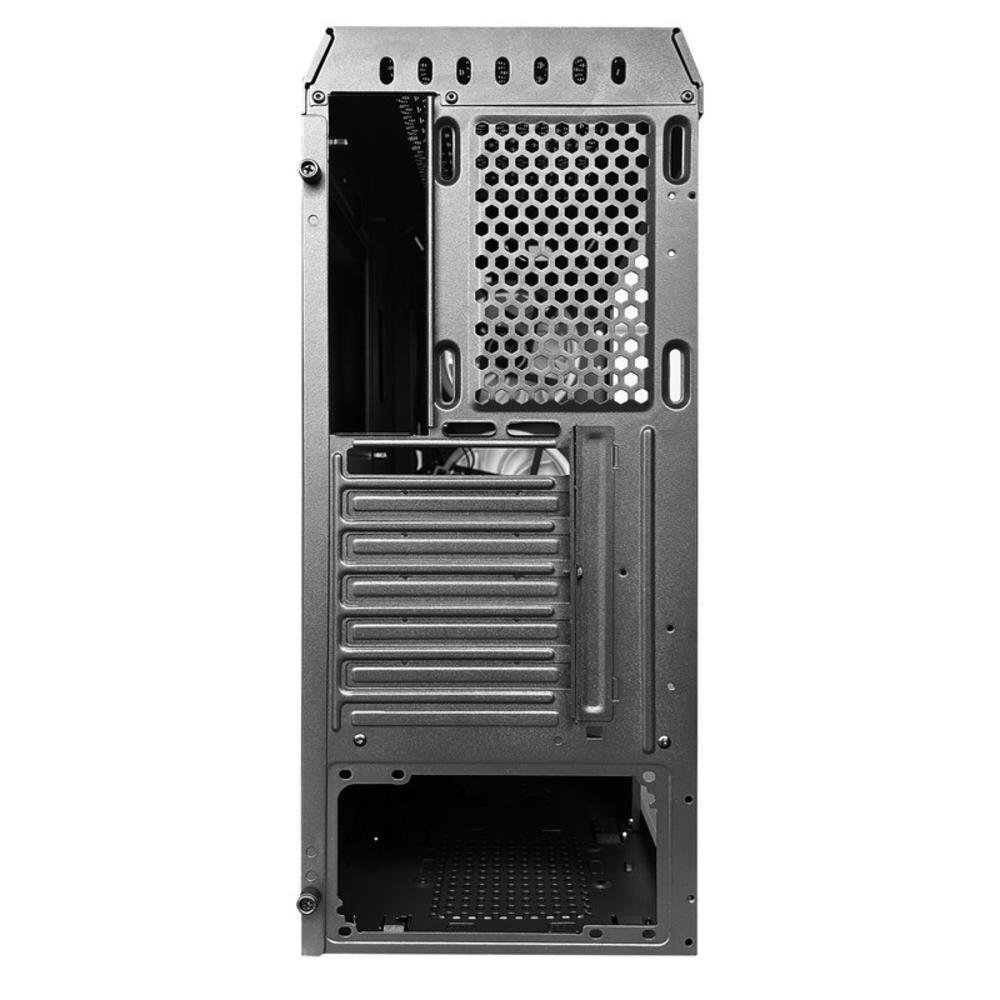Gabinete Gamer Perfect, Preto, Mid Tower, Vidro Temperado RGB, Com 3 Fans