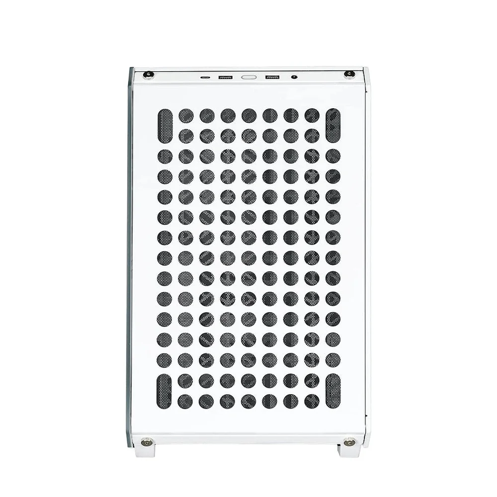 Gabinete Cooler Master Qube 500 Flatpack, Branco, Mid-tower, Vidro Temperado Gabinete Cooler Master Qube 500 Flatpack, Branco, Mid-tower, Vidro Temperado