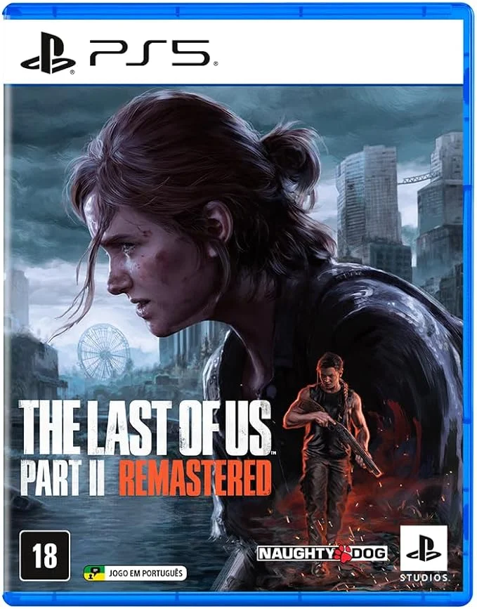 Jogo Naughty Dog, The Last Of Us Part Ii, Remasterizado, Ps5