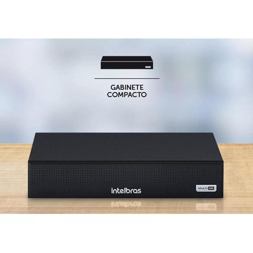Kit Intelbras, DVR Mhdx 3008-c, FULL HD, Inteligência Artificial + HD 500GB Kit Intelbras, DVR Mhdx 3008-c, FULL HD, Inteligência Artificial + HD 500GB