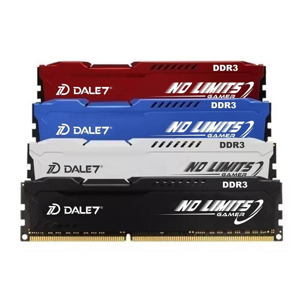 Memória Gamer Dale7 No Limit, 4GB, 1866Mhz, DDR3, Desktop, Preto Memória Gamer Dale7 No Limit, 4GB, 1866Mhz, DDR3, Desktop, Preto