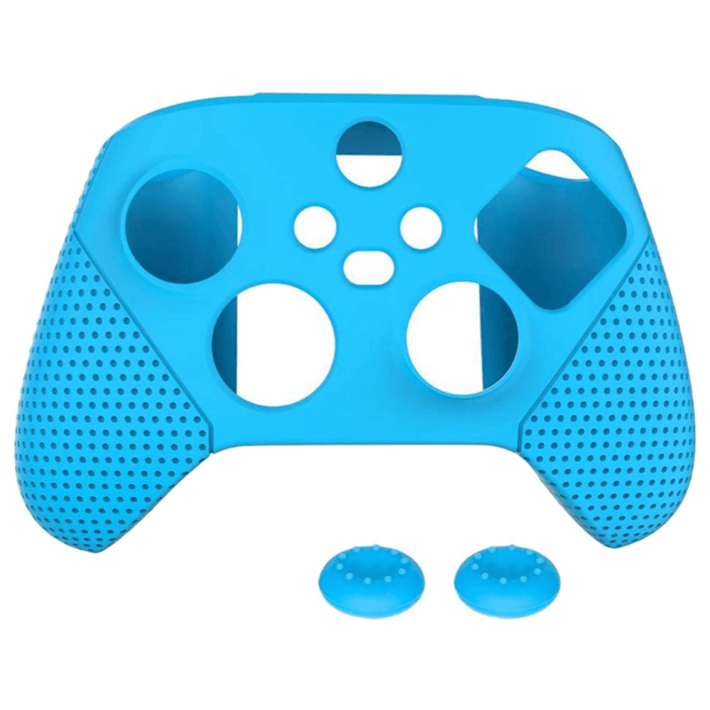 Capa De Controle Dobe, Para Xbox Series S e X, Silicone, Grips, Azul