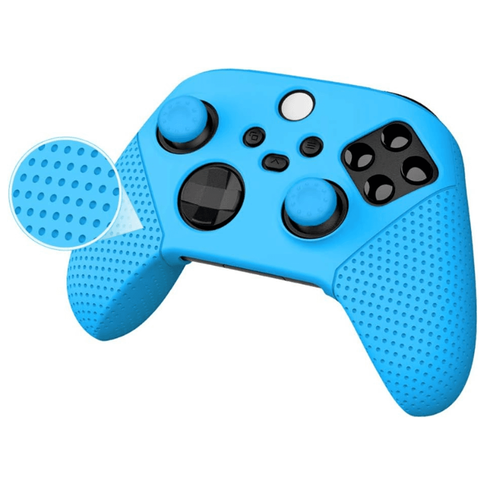 Capa De Controle Dobe, Para Xbox Series S e X, Silicone, Grips, Azul