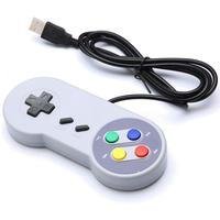 Controle Usb Super S Nes Ponto Do Nerd, Para Computador, Mac, Emulador
