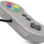 Controle Usb Super S Nes Ponto Do Nerd, Para Computador, Mac, Emulador