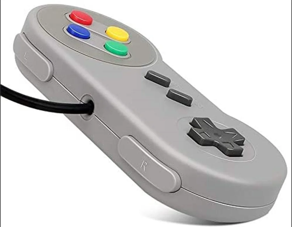 Controle Usb Super S Nes Ponto Do Nerd, Para Computador, Mac, Emulador Controle Usb Super S Nes Ponto Do Nerd, Para Computador, Mac, Emulador