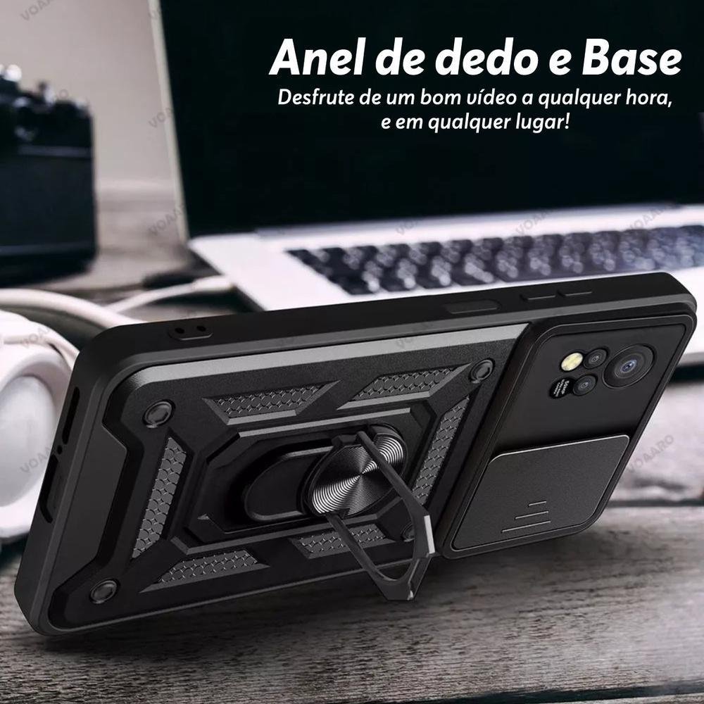 Capa Para Infinix Hot 11s, Protetora Resistente, Anti Impacto, Queda, Armadura Militar, preto