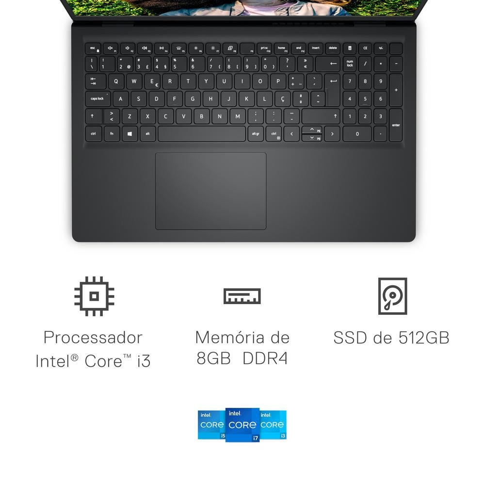 Notebook Dell Inspiron I15i120ku15c KaBuM