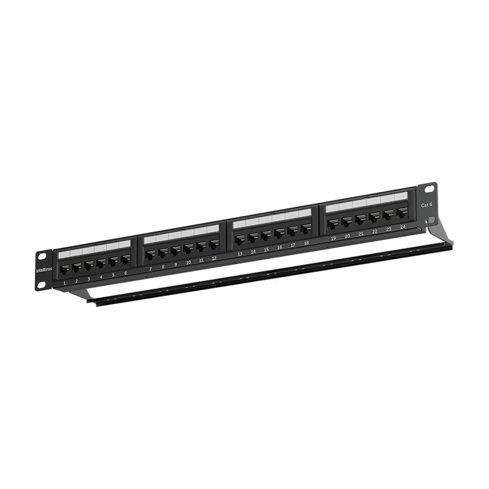 Patch Panel Intelbras Impact Giga, Cat6 - Pp624 Patch Panel Intelbras Impact Giga, Cat6 - Pp624