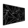 Mouse Pad Gamer Speed Extra Grande Profissional 90x40 - Geométrico Preto E Branco