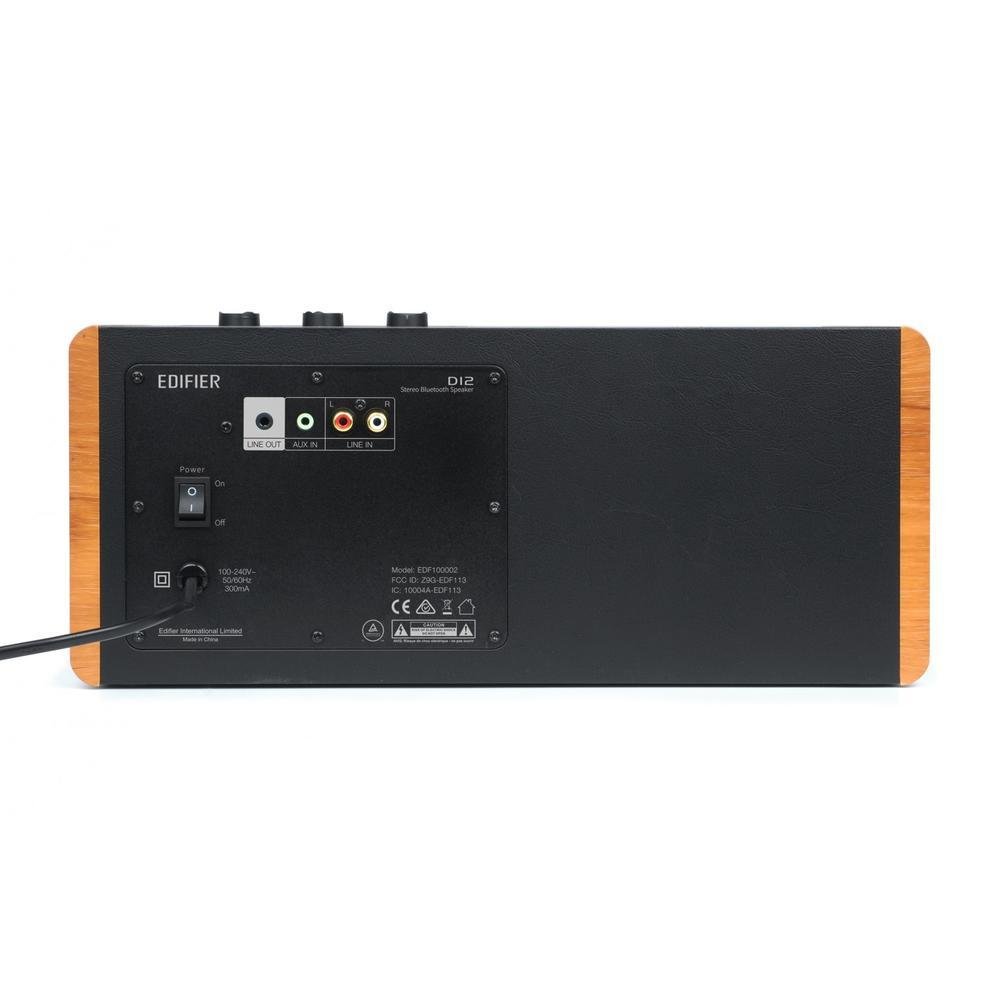 Caixa De Som Edifier D12 Madeira - 70w Rms Bluetooth 5.0 Caixa De Som Edifier D12 Madeira - 70w Rms Bluetooth 5.0