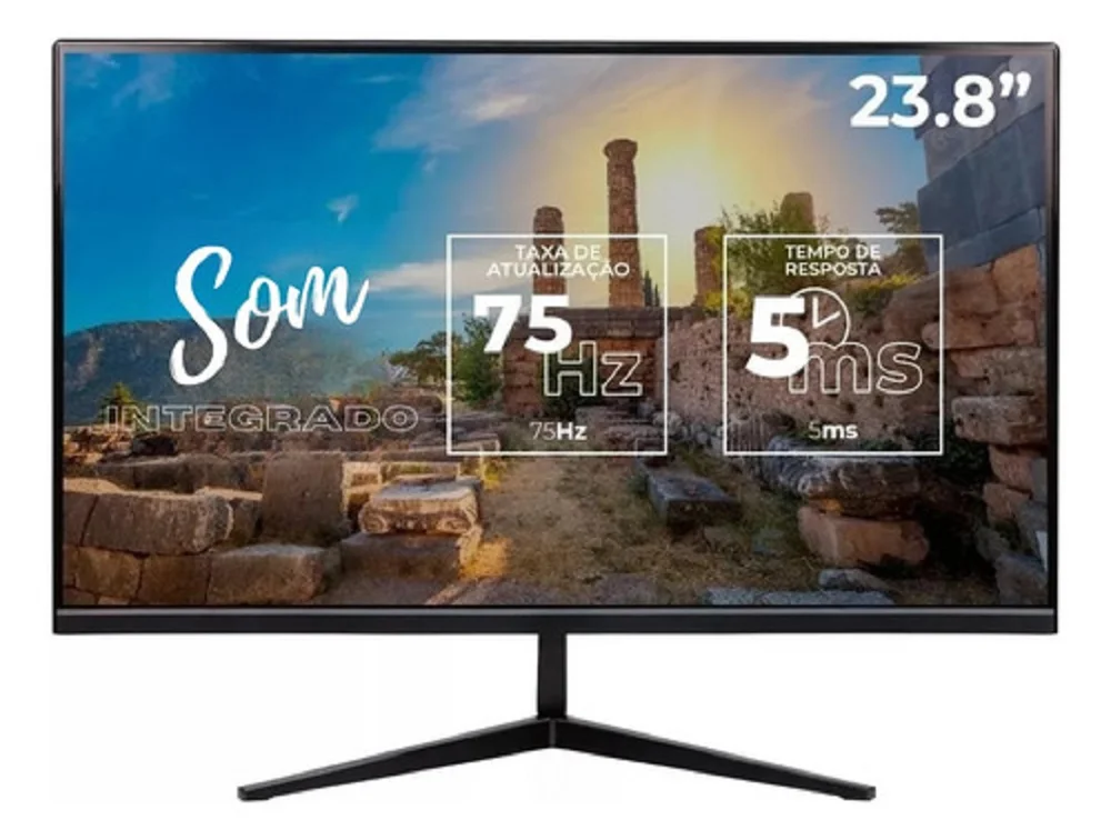 Monitor PC Gamer Grasep 238 LED KaBuM