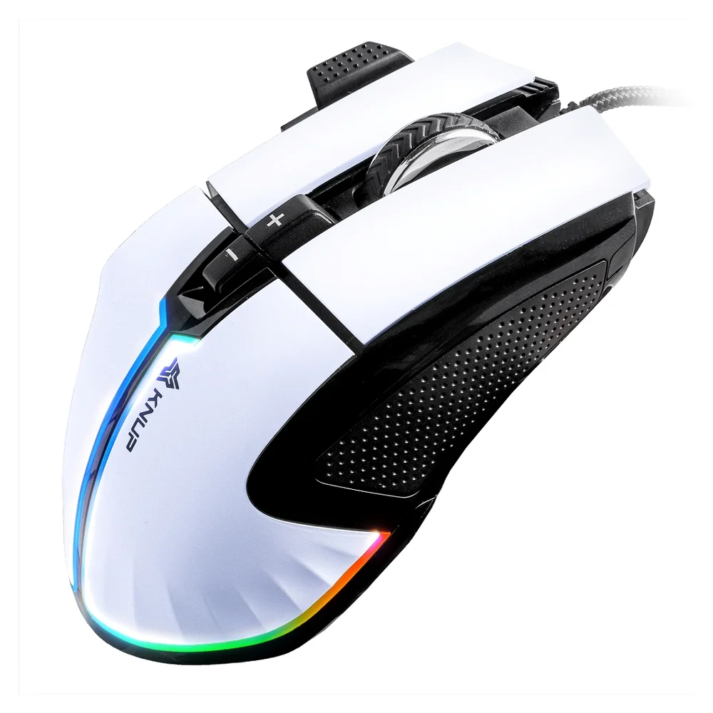 Knup Mouse Mouse Gamer Knup Anúbis LED RGB KpMu014 KaBuM