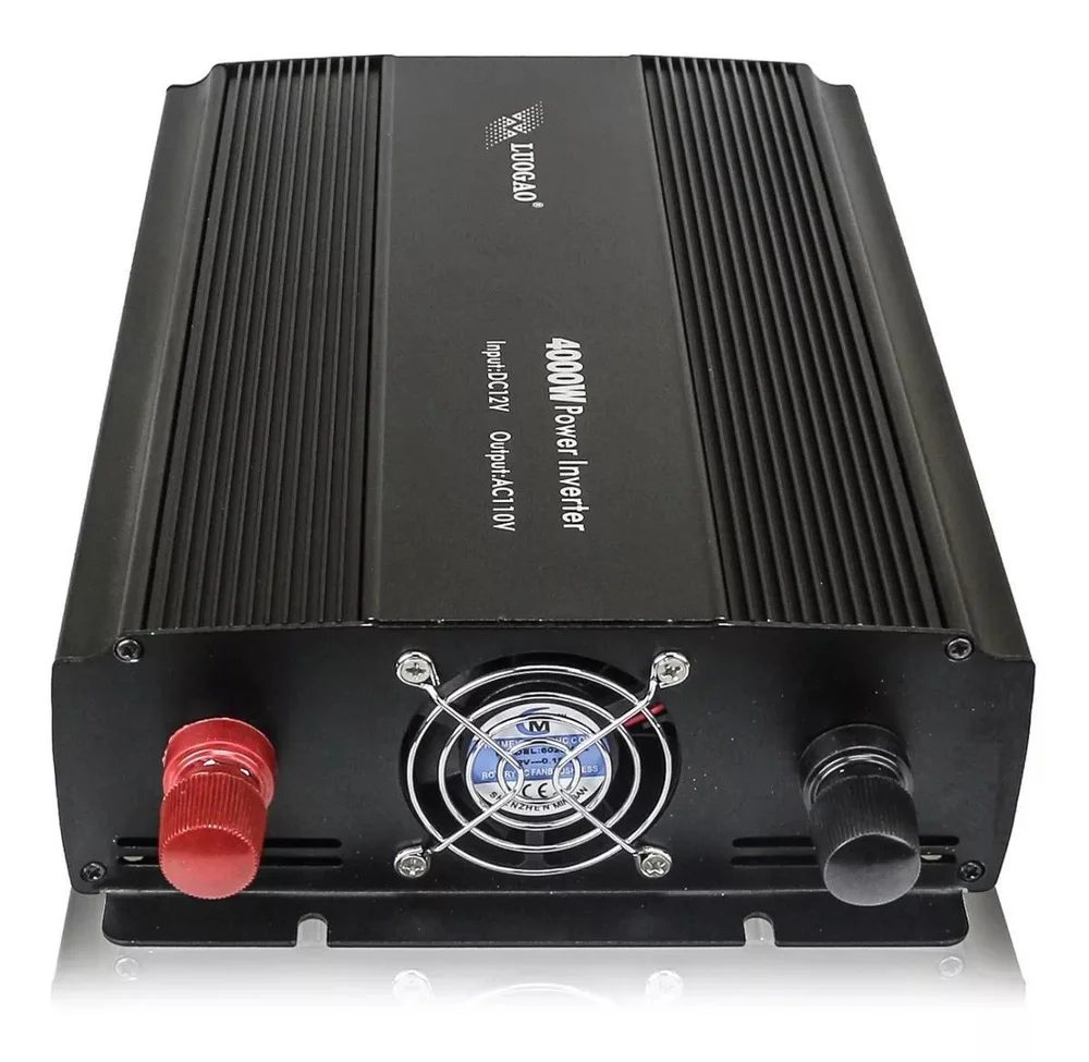 Inversor De Energia 4000w 12v Para 220v Geladeira Ferramenta