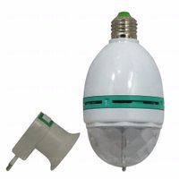 Lâmpada De Led Giratória Para Festa Com Adpatador De Tomada