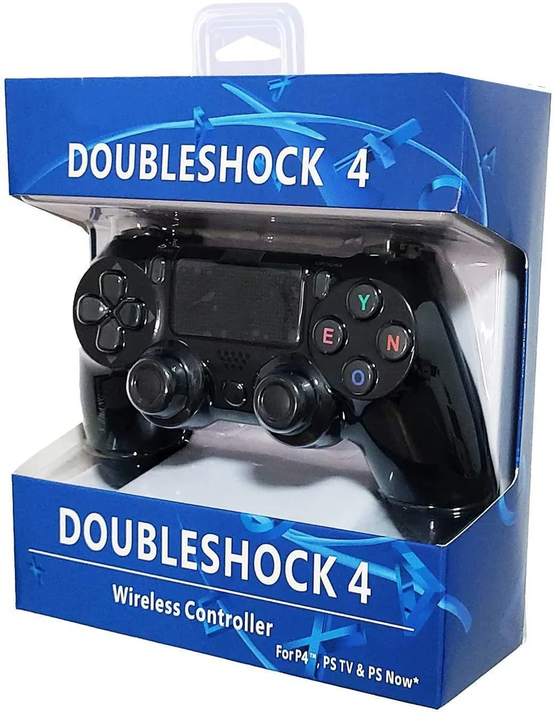 Controle Ps4 Joystick Sem Fio Wireless Recarregável Preto Controle Ps4 Joystick Sem Fio Wireless Recarregável Preto