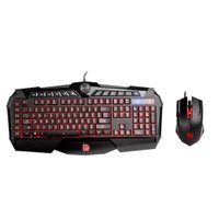 Kit Teclado E Mouse Gamer Thermaltake Sports Challenger Prime, Rgb - Kb-cpc-mbbrpb-01