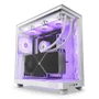 Gabinete Nzxt H6 Flow Rgb, Branco, Dual-chamber, Mid-tower, Vidro 360°
