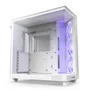 Gabinete Nzxt H6 Flow Rgb, Branco, Dual-chamber, Mid-tower, Vidro 360°