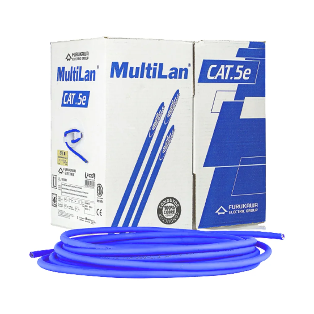 Cabo De Rede Furukawa Cat5e Anti Chama - 65 Metros
