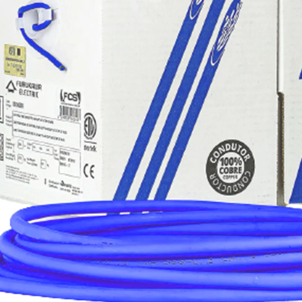 Cabo De Rede Furukawa Cat5e Anti Chama - 65 Metros