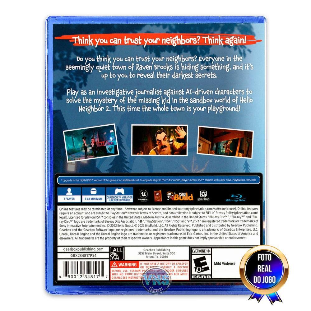 Hello Neighbor 2 - Ps4 Hello Neighbor 2 - Ps4