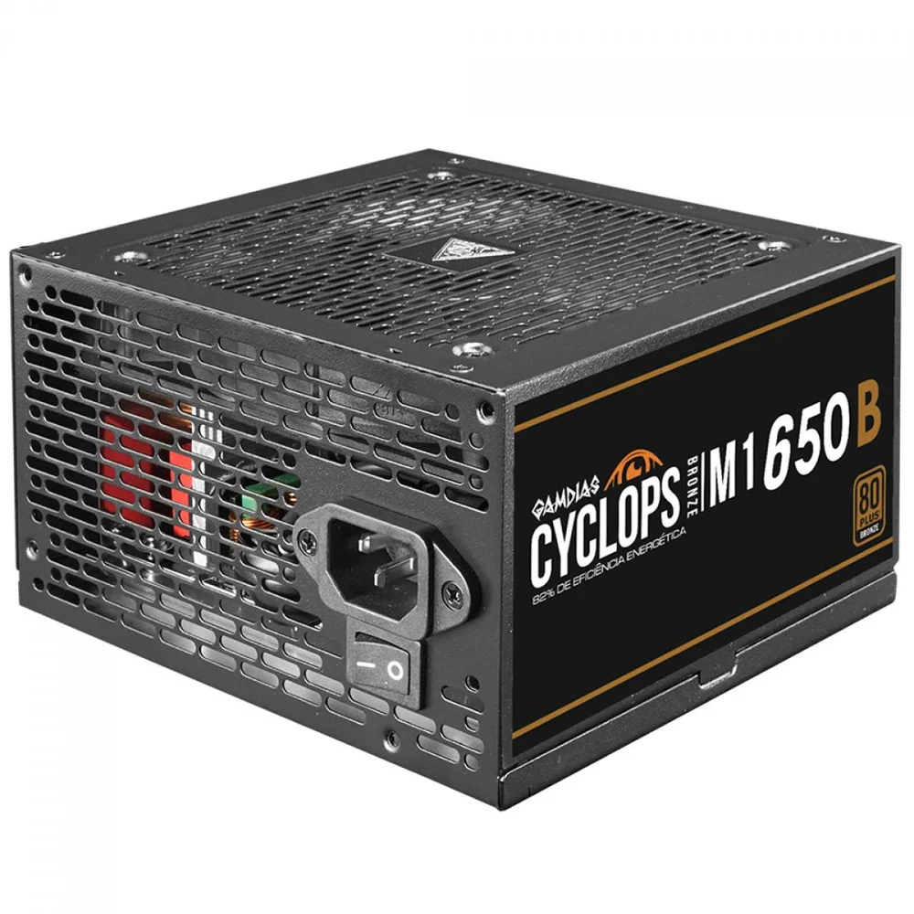 Fonte De Alimentação Gamdias Cyclops M1 650w 80plus Fonte De Alimentação Gamdias Cyclops M1 650w 80plus