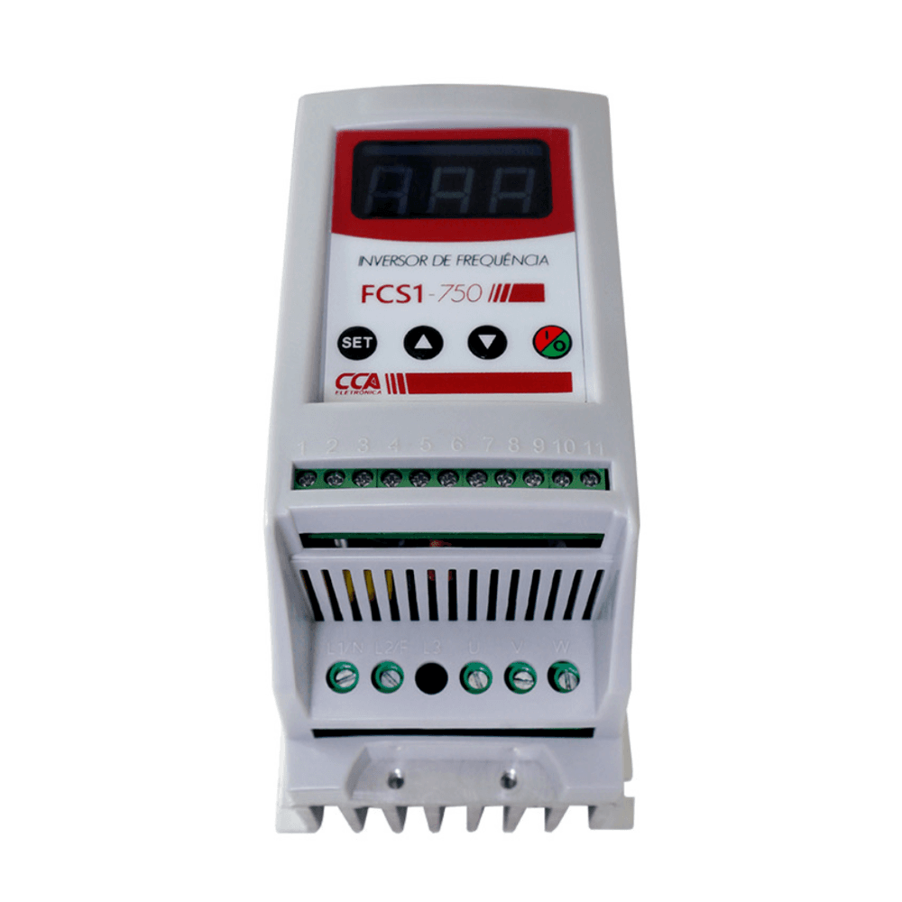 Inversor De Frequência Fcs1-750 Cca  - Monofásico 0,75kw 1cv 220v