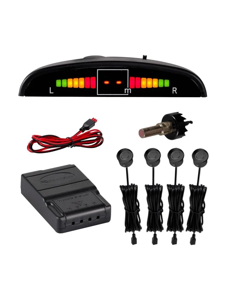 Sensor De Estacionamento Roadstar Rs304br - Preto Fosco