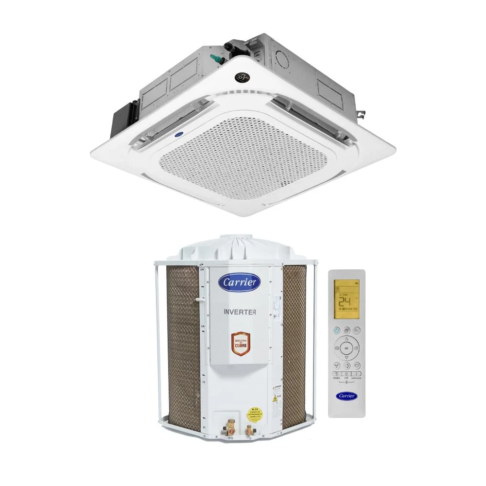 Ar Condicionado 56000 Btus Split Cassete Inverter Carrier Quente E Frio Connect R-32 220v Ar Condicionado 56000 Btus Split Cassete Inverter Carrier Quente E Frio Connect R-32 220v