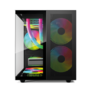 Gabinete Gamer Mizu 3.0 Evolut Eg-819 Cor Preto (sem Fans)