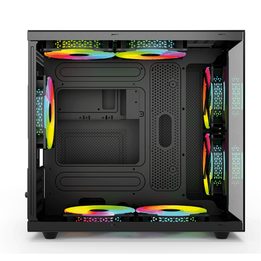 Gabinete Gamer Mizu 3.0 Evolut Eg-819 Cor Preto (sem Fans) Gabinete Gamer Mizu 3.0 Evolut Eg-819 Cor Preto (sem Fans)