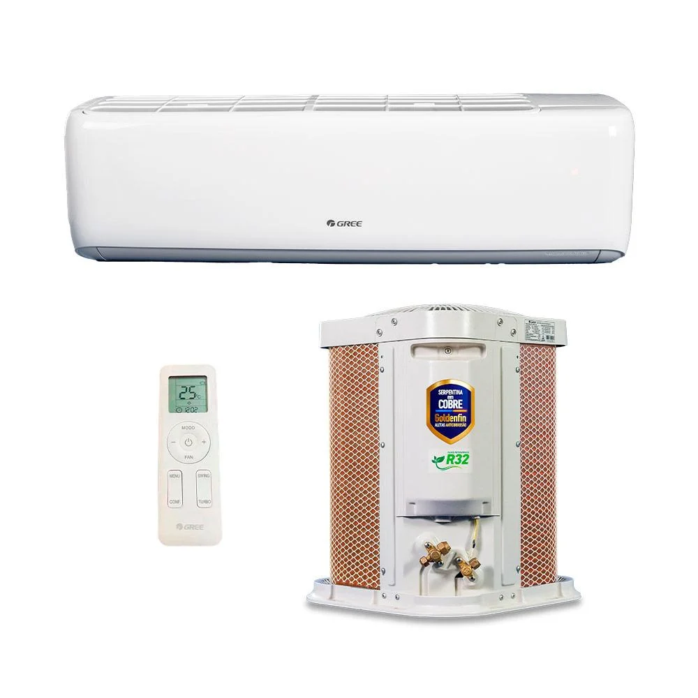 Ar Condicionado Inverter Gree 18000 Quente E Frio 220V Auto R-32 Wi-fi