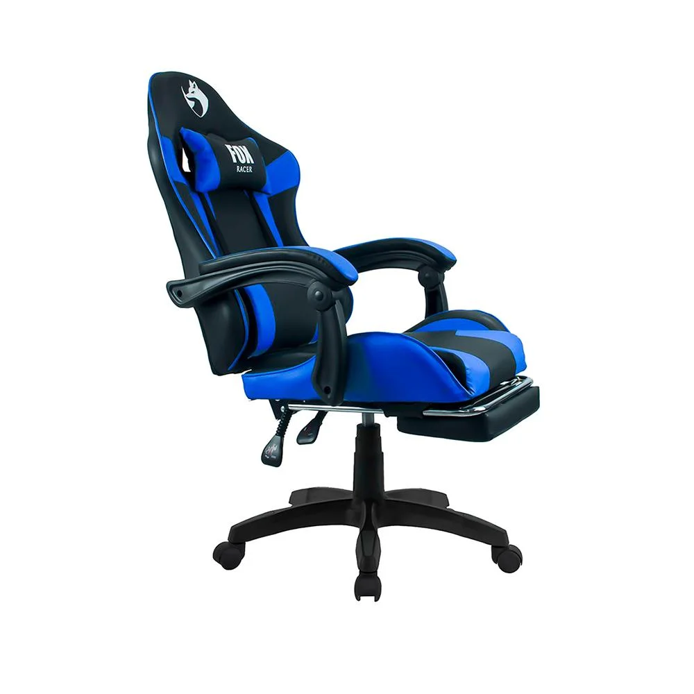 Cadeira Gamer Fox Racer Zerda Azul KaBuM