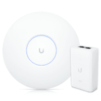 Roteador Wi-fi 6 Access Point 3.0 Gbps + Injetor Poe+ | U6+ Ubiquiti Com Fonte 48v 30w