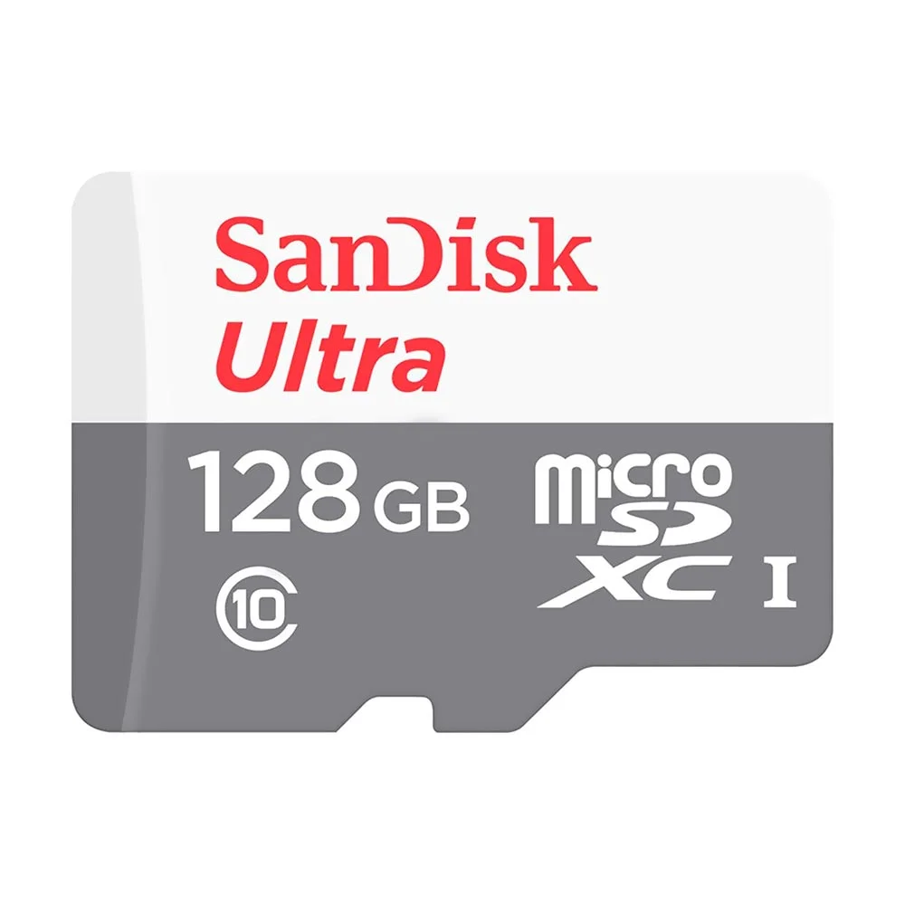 Cartão de Memória Sandisk Ultra, 128GB, Micro SDXC, com Adaptador - Sdsqunr-128g-gn3ma