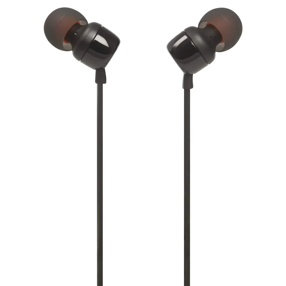 Fone De Ouvido Jbl Tune T110 / Com Fio - Preto