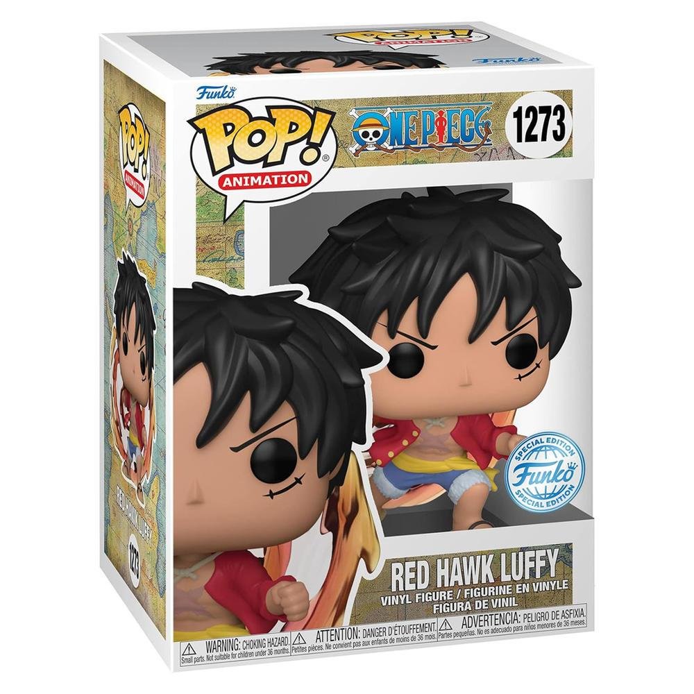 Funko Pop Animation One Piece Exclusive - Red Hawk Luffy 1273