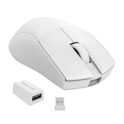 新品　KV1165 　Mサイズ  dot オフホワイト Mouse Gamer Redragon King Pro KaBuM