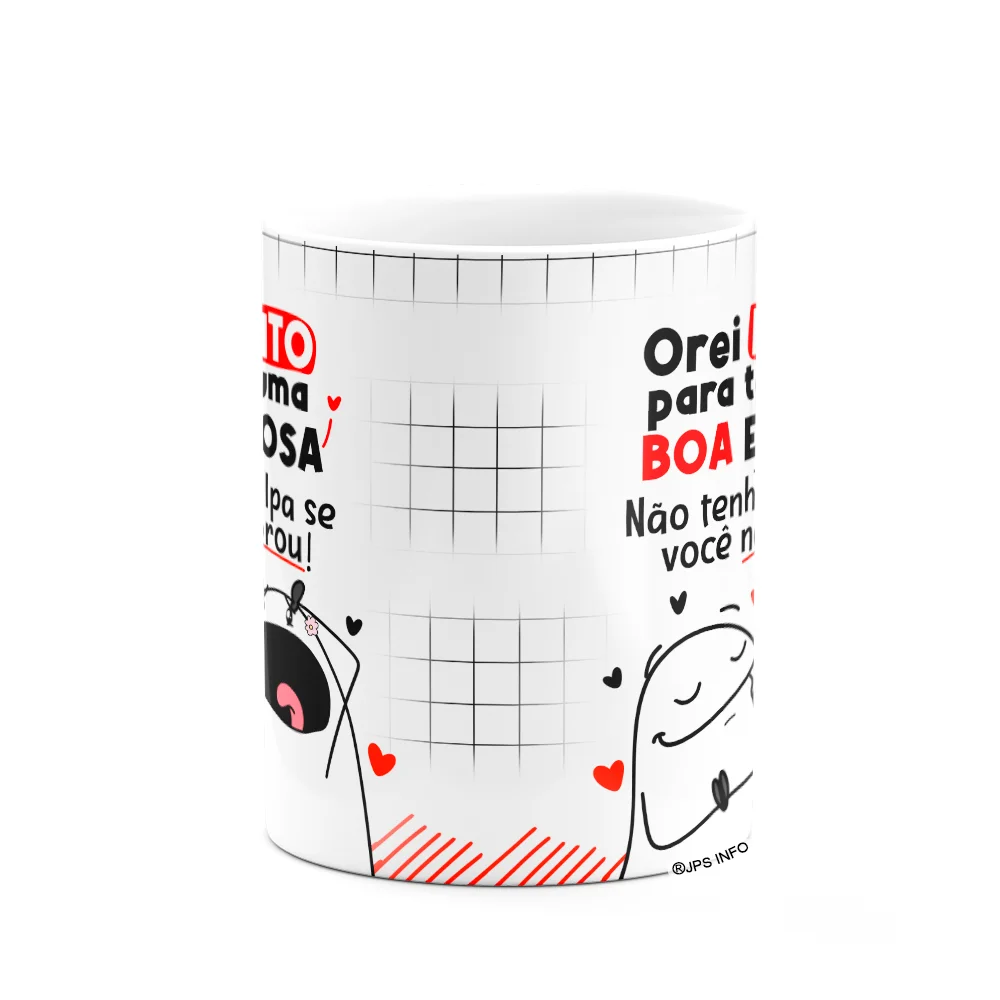 Caneca Flork Namorados - Orei Muito Para Ter Uma Boa Esposa