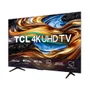 Smart TV 75 Polegadas TCL LED 4K, 3 HDMI, 1 USB, WiFi, Dual Band E Bluetooth
