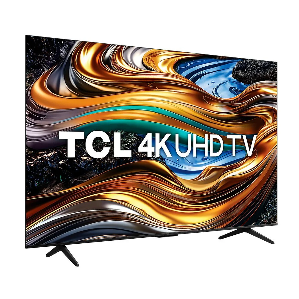 Smart TV 75 Polegadas TCL LED 4K, 3 HDMI, 1 USB, WiFi, Dual Band E Bluetooth