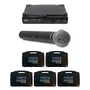 Kit 5 Microfones Sem Fio Tk U120 Uhf Onyx