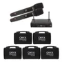 Kit 5 Microfones Sem Fio Duplo Tk U220 Uhf Onyx