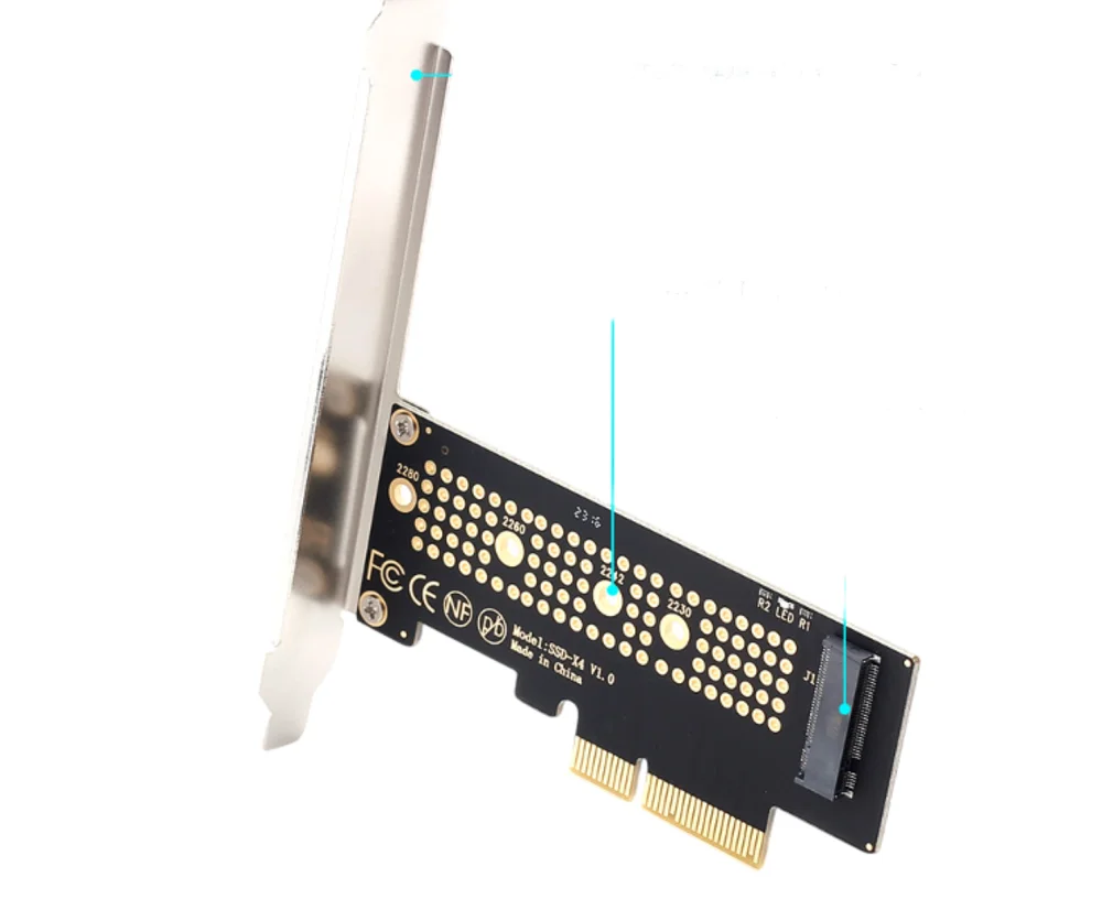placa adaptadora nvme m.2 pci-express ssd fenvi placa adaptadora nvme m.2 pci-express ssd fenvi
