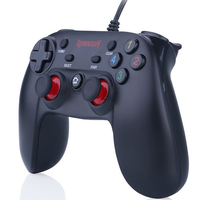 Controle Com Fio Usb Gamer Joystick Redragon Saturn G807 Cor Preto