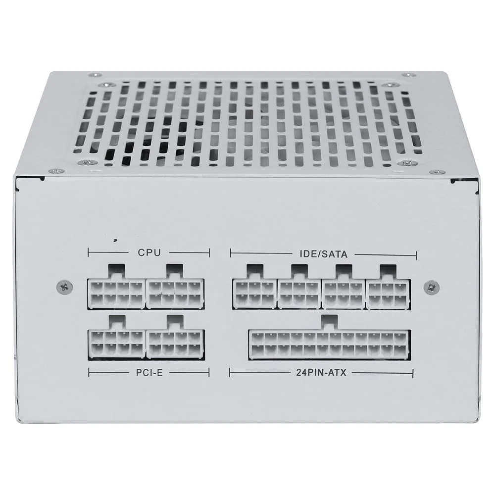 Fonte De Alimentação Gamer PCyes Shocker Full Modular 500w 80 Plus White - White Ghost Fonte De Alimentação Gamer PCyes Shocker Full Modular 500w 80 Plus White - White Ghost