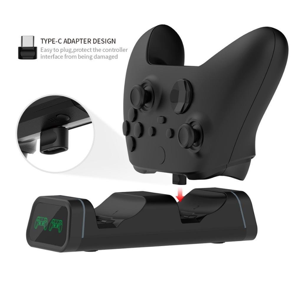 Dock Carregador Controle X- Series S/x Dock + 2 Baterias 1200mah Dobe Dock Carregador Controle X- Series S/x Dock + 2 Baterias 1200mah Dobe